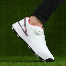 아놀드파마 다이얼 스파이크리스 골프화 여성 발편한 쿠션 미끄럼방지 워킹화 파크골프화 실내 스크린화