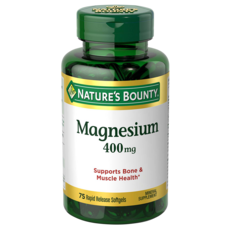 NATURE'S BOUNTY 鎂 400毫克 速釋軟膠囊, 75入, 1個, 單一商品