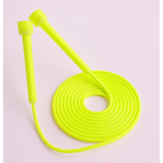 초고속 줄안꼬이는 논슬립 와이어 슬림 경량 줄넘기 선수용 크로스핏 복싱 다이어트, 옐로우, 1개