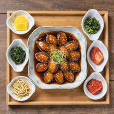 전복장 통영 비법소스 바로 먹는 수제전복장 가정용 선물세트 전복장조림, 1개, 600g