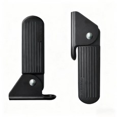 加長加厚機車腳踏板 機車踏板改裝配件 防滑耐磨 腳踏板, B款黑色+短款角鐵, 短款角鐵, B款黑色