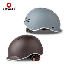 에어워크 Airwalk 어반 라이더 헬멧, 브라운, 1개