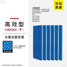 光觸媒濾紙 適用大金空氣清淨機, 光觸媒濾網/六張, 個, 998CN*6