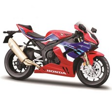 오토바이 프라모델 피규어 마이스토 혼다 CBR 1000RR-R 파이어블레이드: 서스펜션 접이식 사이드 스탠드가 있는 1:12 스케일 모터사이클 모델 17cm 레드/블루 5-20, 오토바이 프라모델 피규어 마이스토 혼다 CBR 1000