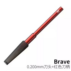 RAY 模型工具 Brave 推刀 刻線刀 鎢鋼刀 鋼普拉改造 細節加深 刻線加深 防滾設計, 紅色, 1個