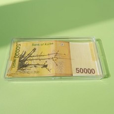 지폐 투명 보관함 현금 박스 케이스 수집품 구김방지-08600EA
