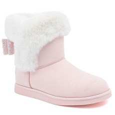 Juicy Couture Women's Slip On Winter Snow Boots Warm & Insulated Fur Lining Comfortable Fashion Bo