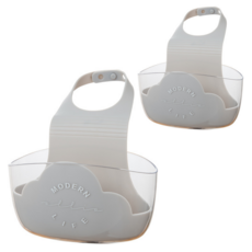 생활픽 물빠짐 다용도 거치대, 2개, 그레이