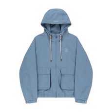와키윌리 베이직 코튼 후드 윈드브레이커 블루 72Y358 27C181