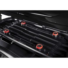 범용 수하물 자동차 루프박스 방수 보관 박스 짐받이 프레임 루프백 승용차 바스켓 캠핑, 01. 행리함 속집게 4개입 무타공