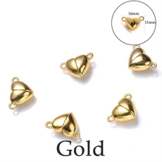 원형 자석 연결 걸쇠 비즈 라인석 참 펜던트 DIY 커플 마그네틱 버클 쥬얼리 팔찌 14mm 16mm 5 세트, 23 style28