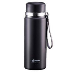 GIANXI 대용량 보온병, 1개, 800ml, 블랙