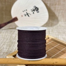 手搓棉繩編織手繩 1.0mmx10米, 1個, 咖啡,1.0mmx10米