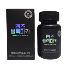 맨즈블랙마카 페루산 블랙마카, 1개, 60정