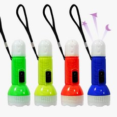 별빛달빛 2in1 휴대용 미니 손전등 4p (어린이 후래쉬 휴대용 불빛 후래시)