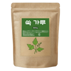 국산 쑥가루 100 % 국내산 쑥분말 대용량, 1개, 1개입, 500g