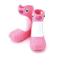 Polliwalks童鞋 企鵝造型NG版兒童雨靴，粉色系可愛雨鞋，柔軟舒適，防滑安全