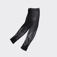 康可 火焰袖套 EC-05 運動防曬透氣袖套, 黑灰,S, 1個