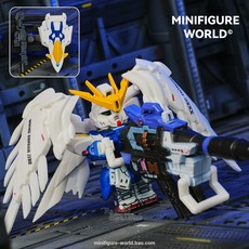 건담 메카 펄스 이온 플로팅 프리덤 스카이 블록 조립 완구, 1개, 플라잉 윙 가디건