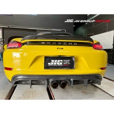 JH GROUP MOTOR Porsche 保時捷 718 碳纖維尾翼
