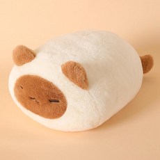 고양이 인형 바디필로우 소녀 선물 생일용 쿠션 애착 침대, 커피 컬러 빈