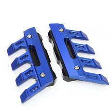 프론트 포크 프로텍터 펜더 슬라이더 머드 가드 오토바이, 1개, 20. Blue-NO LOGO