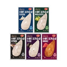 하림 수비드닭가슴살 5종 100g 각2봉씩(총10봉), 1세트