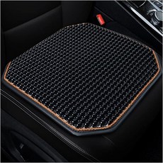 ECYC Ltd 비즈 시트 쿠션 합성 제이드 카시트 커버 통기성 쿨 여름 오 의자 패드 자동차 세단 트럭 홈 의자용, 3_Seat