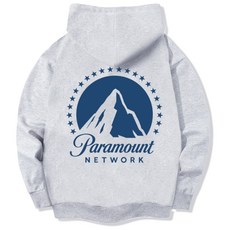 ILLUSO 山印花棉質連帽長袖T恤