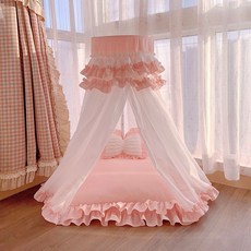 반려동물 캐노피 하우스 풀세트, 12. 루즈 파우더 텐트 풀 세트