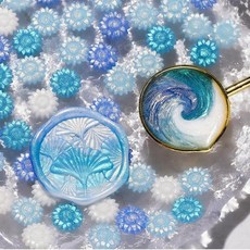 봉투 봉인 스탬프 왁스 알 초대장 혼합색상 100개 1팩, 1개, 5