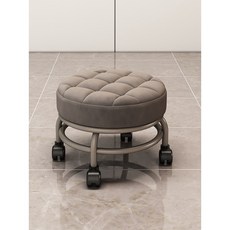 可開發票 滑輪矮凳 帶萬向輪小凳子家用美縫 換鞋擦地可移動 板凳, 1個, 天藍色, 天藍色