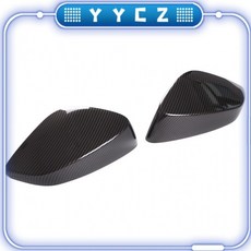 適用於豐田 86/斯巴魯 BRZ 2012-2020 年汽車碳纖維 ABS 後照鏡罩, 1個