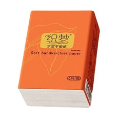 手帕紙巾 原木手帕紙 木漿手帕紙 面紙隨身包 加厚衛生紙 小包紙巾 袖珍包, 10套, 手帕紙巾【6張/包】, 6張
