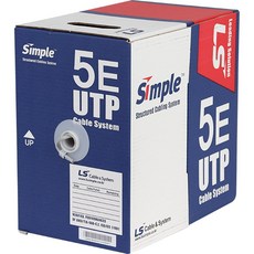 LS전선 UTP 랜케이블 Cat5e (100m 컷팅), 1개
