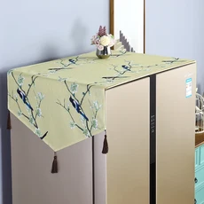 1개 고급 냉장고 먼지 매트 천 상단 냉각형 양문형 커버 세탁기, 01 style 02, 02 60x140cm