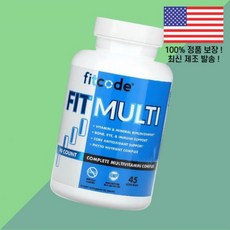 핏코드 핏 멀티 종합 종합비타민 멀티비타민 복합제 90정 fitcode Fit Multi Complete Multivitamin Complex 90 Tablets