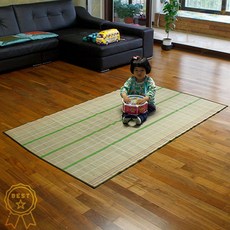 여름 야생초 돗자리(중) 거실 쿨매트 대자리 (180X120), 상세페이지 참조, 1개