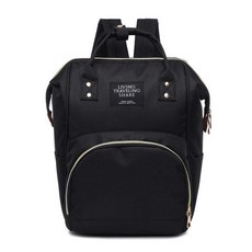 엄마 가방 엄마와 아기 외출 가볍고 가성비가 높으며 패셔너블하고 다기능적이며 대용량 엄마용 새로운 핸드 투 백팩, 검정