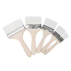 水性漆專用刷 柔軟刷毛 漆面細緻平滑 人體工學握柄 居家DIY推薦, 1個