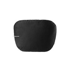 발통마켓 차량용 스웨이드 폭신한 목쿠션, 블랙, 1개
