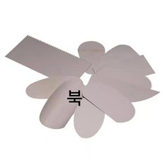 미니 도자기 만들기 회전판 손물레 업그레이드 물레 공예 소형 키트 공방 패키지, O. 스텐 스크레이퍼 10종 세트