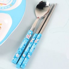 남아 잡기편한 도라에몽 주니어 수저세트 급식수저 7세 8세 9세