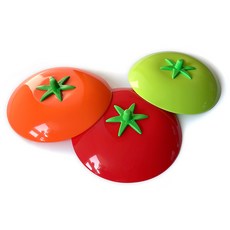 실리콘 토마토 뚜껑 / 덮개 냄비 그릇 컵뚜껑 주방, 그린, 토마토 뚜껑 소, 1개