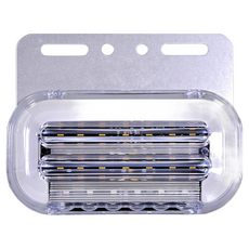 最新LED導光條 跑馬流水方向燈 照地燈 超亮防水 照輪燈 警示燈 邊燈 側燈 照地側燈, 24V 白燈, 1個