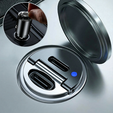 [완전매립] 차량용 초고속 시거잭 충전기 타입 PD QC, C + C, 2구, 1개