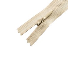 60cm 콘솔지퍼 숨은지퍼 콘실지퍼 혼솔지퍼 원피스지퍼 25색상, 04.라이트베이지, 1개