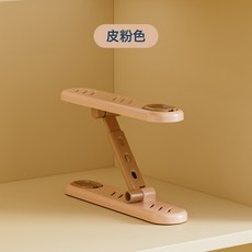 家用自帶香薰伸縮鞋子收納架可調節除臭雙層宿舍鞋架分隔收納神器, 1個, 粉色:伸縮香薰鞋架