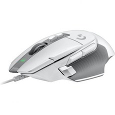 로지컬 G G502 X 유선 게이밍 마우스 G502XWH 라이트포스 하이브리드 스위치 히어로 25K 센서 13개 프로그래밍 버튼 가벼운 무게 3.0 온스 89그램 G502X 검, 화이트