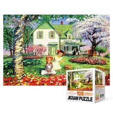 직소퍼즐 108피스 꽃의 계절 앤 빨강머리 미니 80334ea 1(ea), 1개
